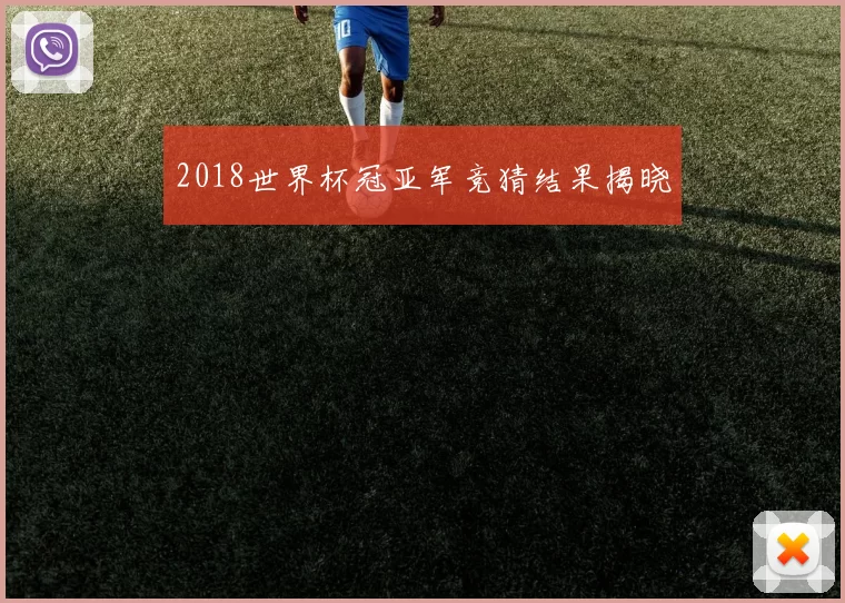 2018世界杯冠亚军竞猜结果揭晓