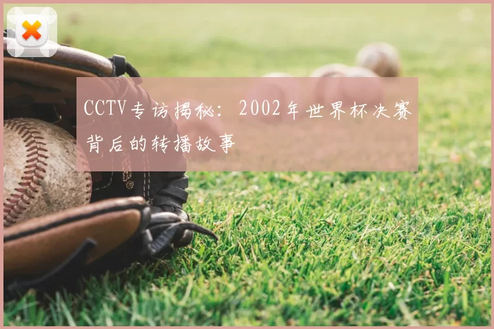 CCTV专访揭秘:2002年世界杯决赛背后的转播故事