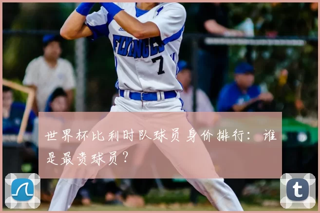 世界杯比利时队球员身价排行:谁是最贵球员?